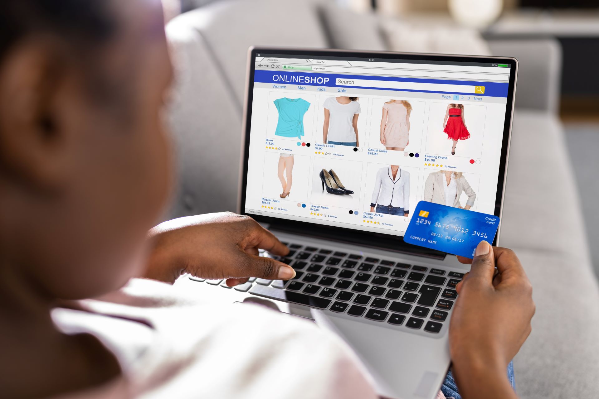 Boutique en ligne à Kinshasa